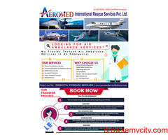 Aeromed Air Ambulance Service in Hyderabad - Safe And Frequent Flight