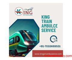 Get Train Ambulance Service in Ranchi by King at affordable rate