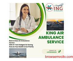 Well Organized Patient Transport Air Ambulance Service in Dehradun By King