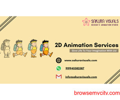 Give life to your imagination with sakura's realistic 2d animation services