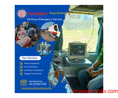Ventilator Ambulance - Vayu Road Ambulance Services in Kolkata Along with Well-Expert Medical Crew