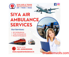 24/7 Emergency Air Ambulance Service in Patna - Siya Air Ambulance