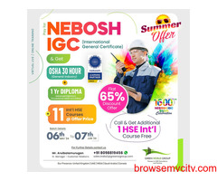 Join our NEBOSH IGC course at Green World Group!
