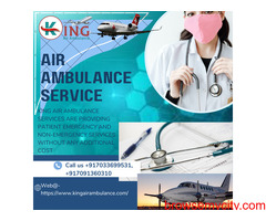 Emergency Air Ambulance Service in Kolkata by King