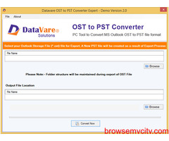 Best Solution DataVare OST to PST Converter for OST files Conversion