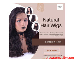 Unlock Your Hair Potential with Gemeria's Natural Hair Wigs