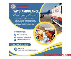 ICU Equipped Vayu Road Ambulance Services in Ranchi - With Experienced Medical Crew