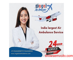 Pick Angel Air Ambulance Service in Dibrugarh with Trouble-free Transportation
