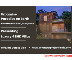 Urbanrise Paradise on Earth - Exclusive 4 BHK Villas in Bangalore's Serene Haven