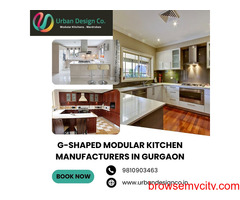 G-shaped modular kitchen manufacturers in Gurgaon