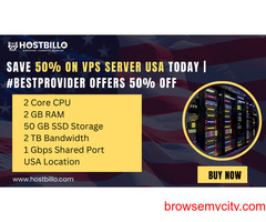 Save 50% On VPS Server USA Today | #BestProvider Offers 50% Off