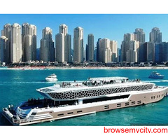 Lotus Mega Yacht Dinner Cruise in Dubai