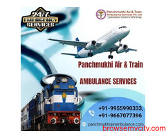 Hire Panchmukhi Rail Ambulance Service in Patna with a Reliable Ventilator setup
