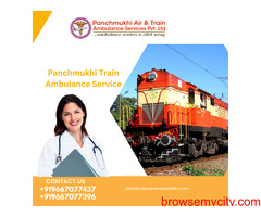 Take Advanced Panchmukhi Rail Ambulance Service in Ranchi with Remarkable Medical Services