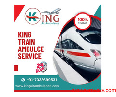Get  King Train Ambulance Service in Varanasi for Comfortable Patient Transfer
