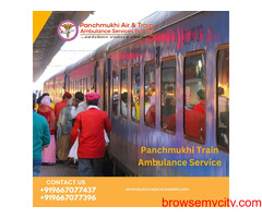 Use Panchmukhi Rail Ambulance Service in Ranchi with High-Tech Ventilator Setup