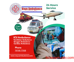 Vayu Road Ambulance Services in Patna: With Hi-Tech Ventilator Facility for Critical Care
