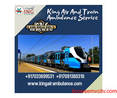 Hire King Train Ambulance Service in Kolkata with Defibrillator Setup at a Low Fee