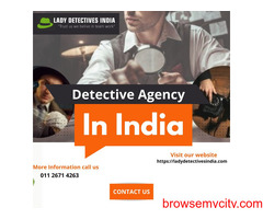 How does a detective agency in India handle international investigations?