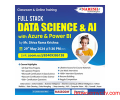 DATA SCIENCE AND AI ONLINE TRAINING IN NARESHIT