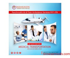 Get the Best Fastest Train Ambulance in Patna by Panchmukhi in Low Cost