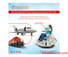Get the Best and Advanced Train Ambulance in Ranchi by Panchmukhi