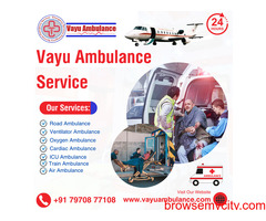 Vayu Ambulance Services in Rajendra Nagar - Staffed by an Experienced Medical Team