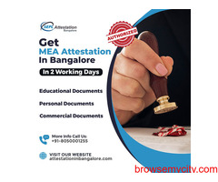 Get MEA Attestation Services In Bangalore | superb Enterprises