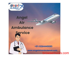 Get High-Tech Angel Air Ambulance Service in Kolkata with Medical Tools