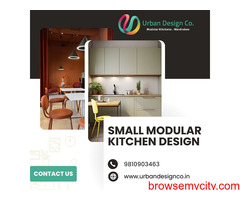 Small Modular Kitchen Design in Gurugram