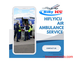 Quick & Solid Restorative transportation Air Ambulance Service in Guwahati by Hiflyicu