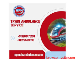 Select Mpm Train Ambulance Services in Allahabad with a top-class medical facility