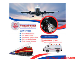 Vayu Air Ambulance Services in Patna - Arrive With All Medical Facilities