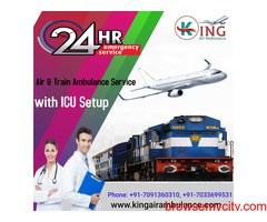 King Train Ambulance in Ranchi is Guaranteeing a Journey Filled with Quality Care