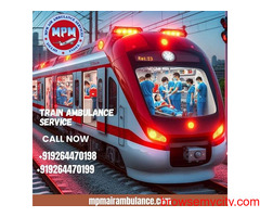 Use by MPM Train Ambulance Service in Bhopal with advanced medical service