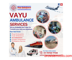 Vayu Air Ambulance Services in Patna - The Super Arrival Available 24x7