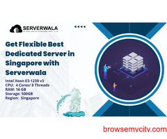 Get Flexible Best Dedicated Server in Singapore with Serverwala
