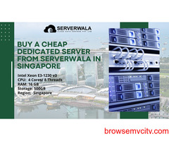 Buy a Cheap Dedicated Server from Serverwala in Singapore