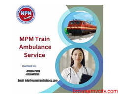 Get MPM Train Ambulance Service in Gorakhpur with World – class paramedic team