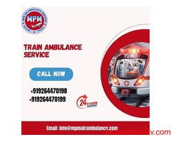 Select MPM Train Ambulance Services in Allahabad with advanced medical facilities