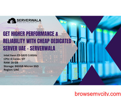 Get Higher Performance & Reliability with Cheap Dedicated Server UAE - Serverwala
