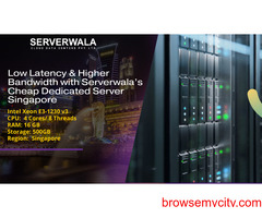 Low Latency & Higher Bandwidth with Serverwala’s Cheap Dedicated Server Singapore