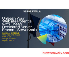 Unleash Your Website Potential with Cheap Dedicated Server France - Serverwala