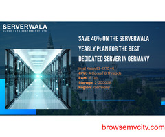 Save 40% on the Serverwala Yearly Plan for the Best Dedicated Server in Germany