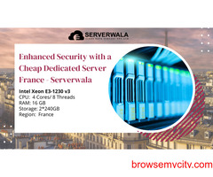 Enhanced Security with a Cheap Dedicated Server France - Serverwala