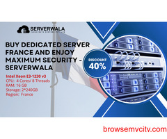 Buy Dedicated Server France and Enjoy Maximum Security - Serverwala