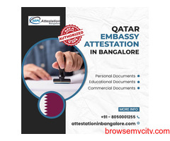 Get Qatar Embassy Attestation in Bangalore