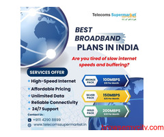Affordable Broadband Plans in India – Choose Wisely with TelecomsSupermarket