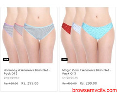 Shop Stylish Cotton Panties for Women & Women's Underwear Set