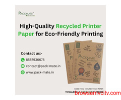 Buy High-Quality Recycled Printer Paper for Eco-Friendly Printing